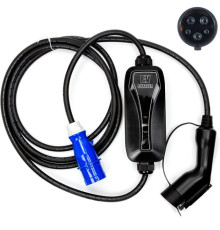 Зарядний пристрій для електромобіля HiSmart Type 1-CEE, 6-32A, 7.2кВт, 1 фазний, 5м (EV200030)