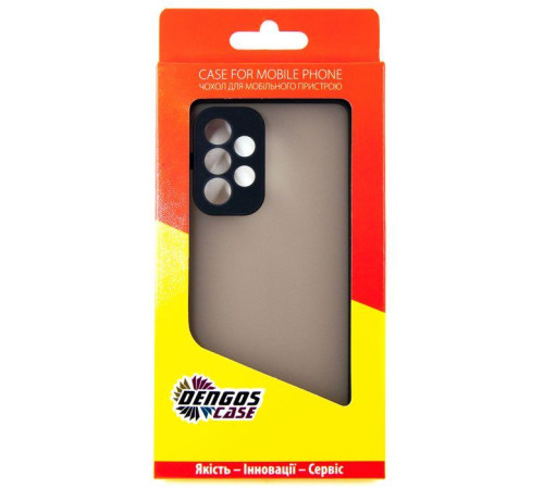 Чохол до мобільного телефона Dengos Matte Samsung Galaxy A53 (black) (DG-TPU-MATT-100)