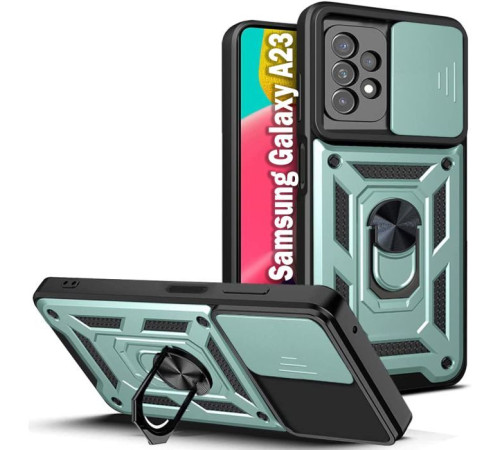 Чохол до мобільного телефона BeCover Military Samsung Galaxy A23 SM-A235 Dark Green (707376)