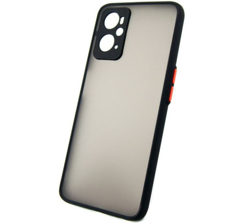 Чохол до мобільного телефона Dengos Matte OPPO A76 (black) (DG-TPU-MATT-105)