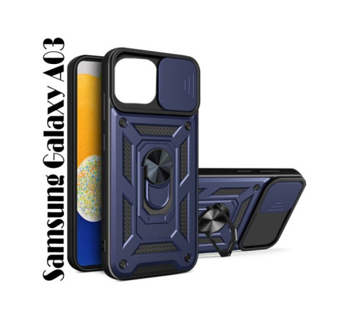 Чохол до мобільного телефона BeCover Military Samsung Galaxy A03 SM-A035 Blue (707368)