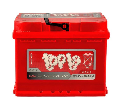 Акумулятор автомобільний Topla 66 Ah/12V Energy Euro (108 066)