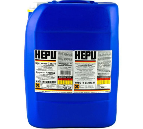 Антифриз HEPU 20л blue (P999-020)