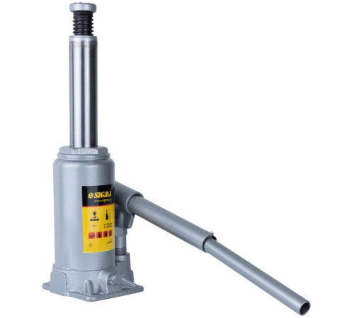 Домкрат Sigma гідравлічний пляшковий 5т H 185-355мм (6106051)