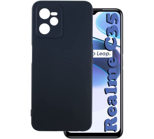 Чохол до мобільного телефона BeCover Realme C35 Black (708125)