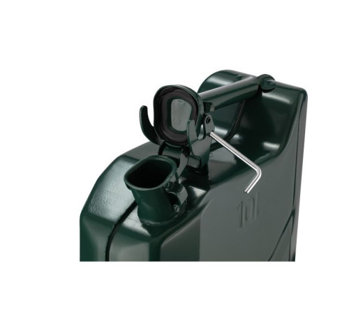 Каністра автомобільна 2E 10л, метал, 0.6мм, зелений (2E-JCM10V)