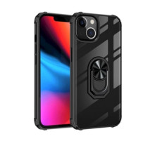 Чохол до мобільного телефона Drobak Magnetic Ring Case with Airbag Apple iPhone 12 Pro Max Black (707018)