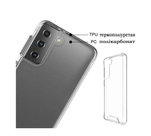 Чохол до мобільного телефона BeCover Space Case Samsung Galaxy S22 SM-S901 Transparancy (708588)
