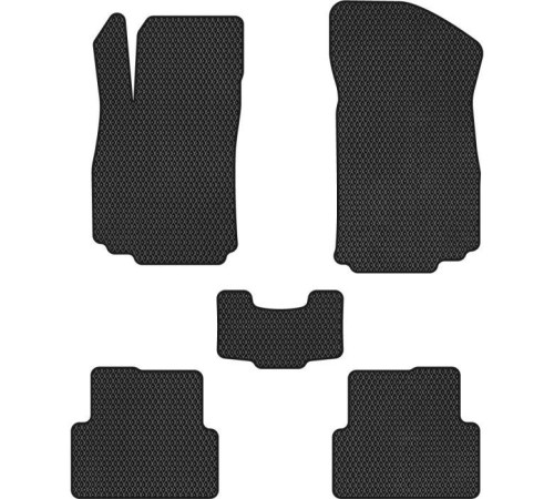 Коврик в салон EVAtech Chevrolet Aveo 2012+ 3 поколения Htb EU (CT32352C5RBB)