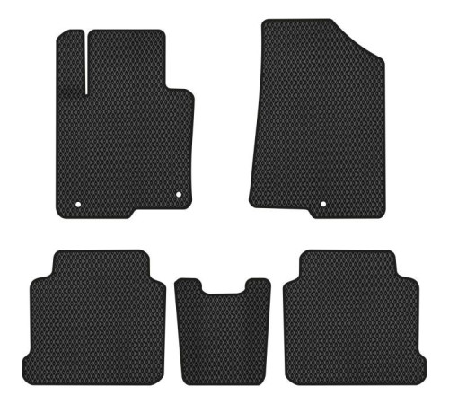 Коврик в салон EVAtech Hyundai Sonata (LF) (3 clips) 2014-2019 7 поко (HY12200CV5KH3RBB)