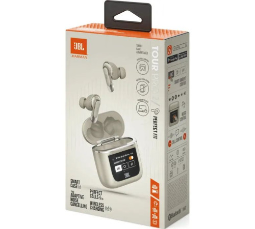 Навушники JBL Tour Pro 2 TWS Champagne (JBLTOURPRO2CPG)