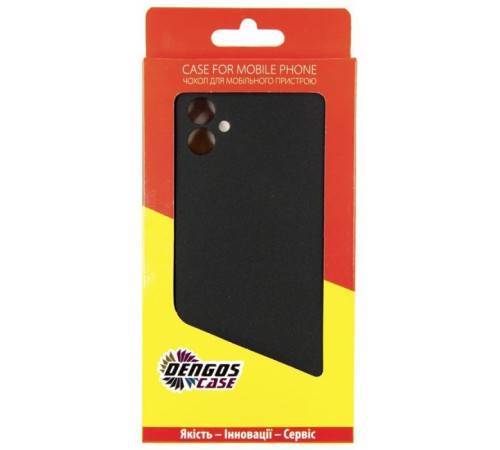 Чохол до мобільного телефона Dengos Carbon Samsung Galaxy A04e (black) (DG-TPU-CRBN-165)
