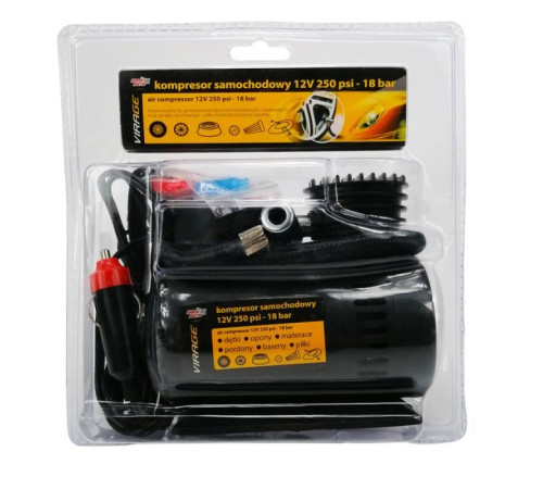Автомобільний компресор VIRAGE 12V 250 Psi 18 Атм (93-015)