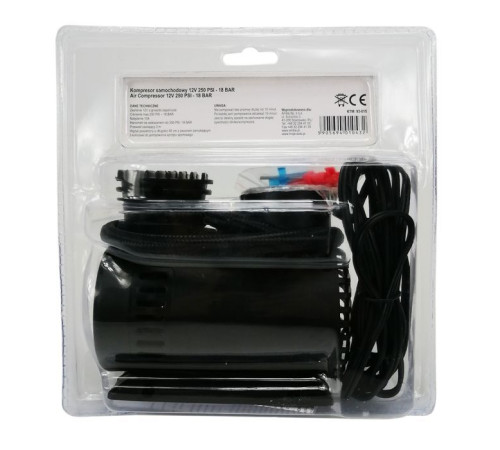 Автомобільний компресор VIRAGE 12V 250 Psi 18 Атм (93-015)