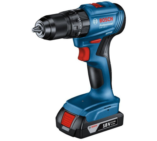 Шуруповерт Bosch GSB 185-LI, 2х2.0 Ah, ЗП GAL 18V-20, кейс (0.601.9K3.100)