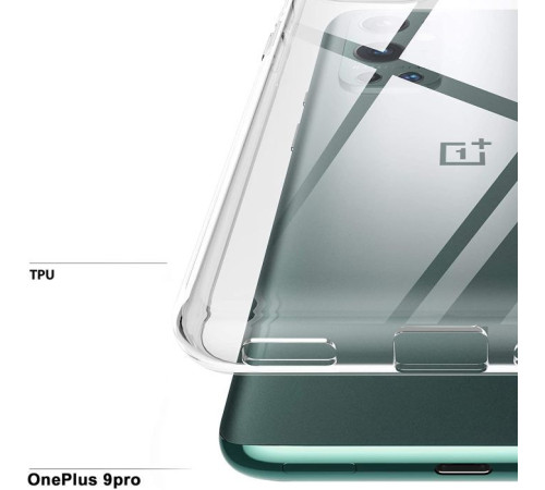 Чохол до мобільного телефона BeCover OnePlus 9 Pro Transparancy (708945)