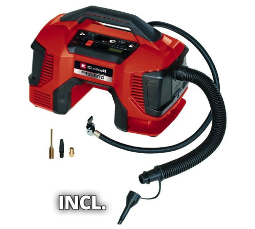 Автомобільний компресор Einhell PRESSITO 18/21, 18В, PXC (без АКБ і ЗП) (4020467)