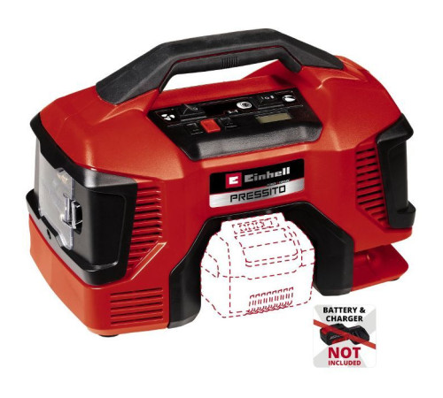 Автомобільний компресор Einhell PRESSITO 18/21, 18В, PXC (без АКБ і ЗП) (4020467)