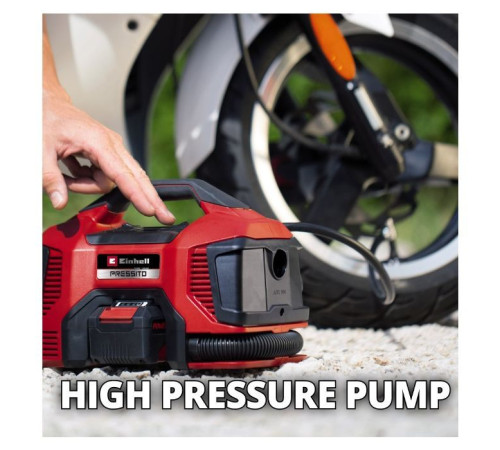 Автомобільний компресор Einhell PRESSITO 18/21, 18В, PXC (без АКБ і ЗП) (4020467)