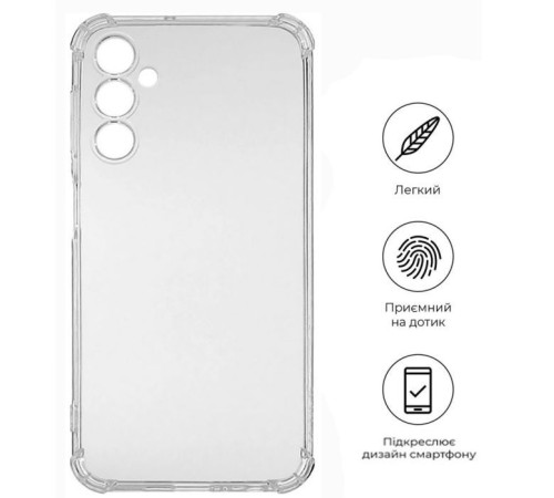 Чохол до мобільного телефона BeCover Anti-Shock Samsung Galaxy A24 4G SM-A245 Clear (709328)