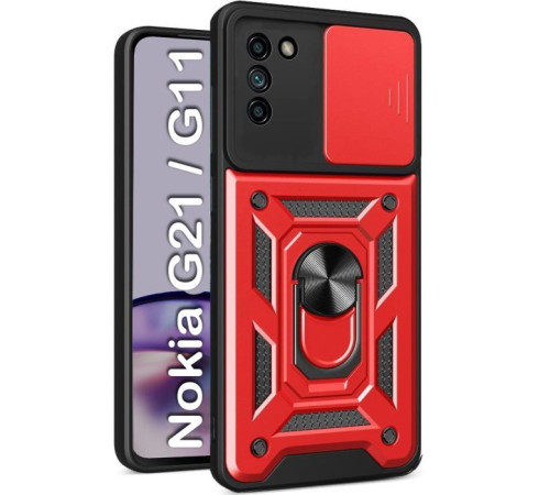 Чохол до мобільного телефона BeCover Military Nokia G21 / G11 Red (709108)