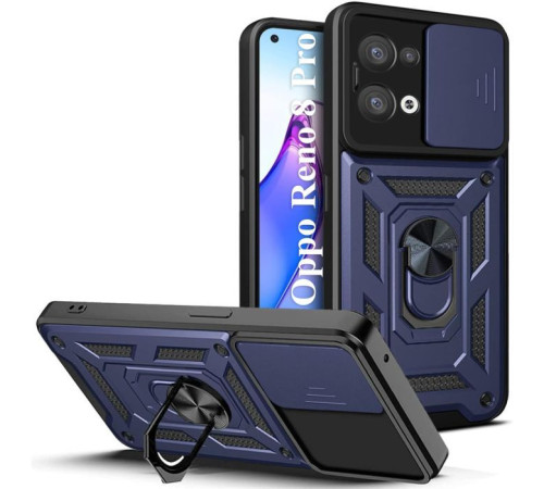 Чохол до мобільного телефона BeCover Military Oppo Reno 8 Pro Blue (709353)
