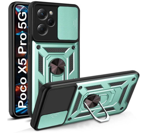 Чохол до мобільного телефона BeCover Military Poco X5 Pro 5G Dark Green (709116)