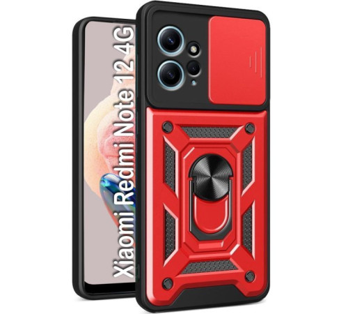 Чохол до мобільного телефона BeCover Military Xiaomi Redmi Note 12 4G Red (709158)