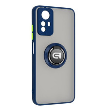 Чохол до мобільного телефона Armorstandart Frosted Matte Ring Xiaomi Redmi Note 12s 4G Navy Blue (ARM68900)