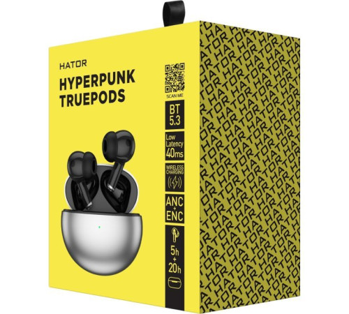Навушники Hator Hyреrpunk Truepods Black (HTA-430)