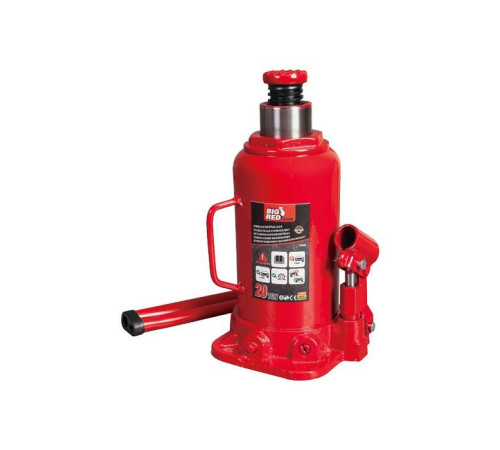 Домкрат GTM гідравлічний пляшковий 20т (242-452 мм) (Т92004)