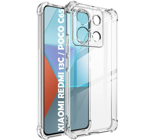 Чохол до мобільного телефона BeCover Anti-Shock Xiaomi Redmi 13C / Poco C65 Clear (710476)