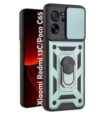 Чохол до мобільного телефона BeCover Military Xiaomi Redmi 13C / Poco C65 Dark Green (710563)