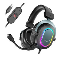 Наушники Fifine H6 RGB 7.1 Black (H6)