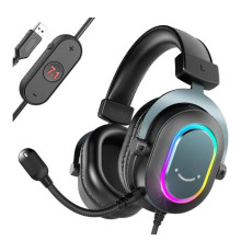 Навушники Fifine H6 RGB 7.1 Black (H6)