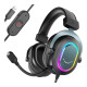 Навушники Fifine H6 RGB 7.1 Black (H6)
