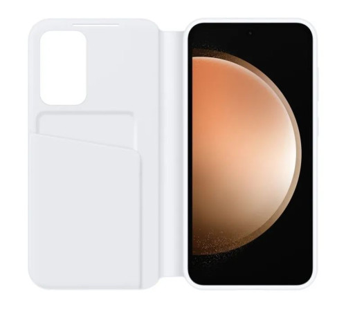 Чохол до мобільного телефона Samsung S23 FE Smart View Wallet Case White (EF-ZS711CWEGWW)