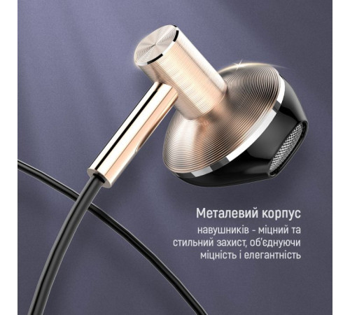 Навушники ColorWay Slim 3.5 mm Wired Earphone Blast 2 Black (CW-WD02BK)