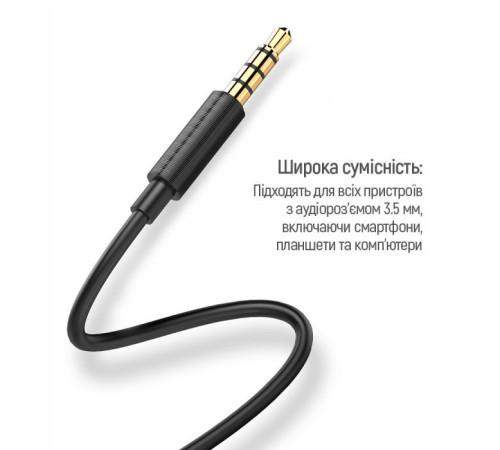 Навушники ColorWay Slim 3.5 mm Wired Earphone Blast 2 Black (CW-WD02BK)