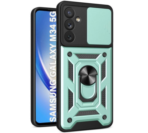 Чохол до мобільного телефона BeCover Military Samsung Galaxy M34 5G SM-M346 Dark Green (710681)