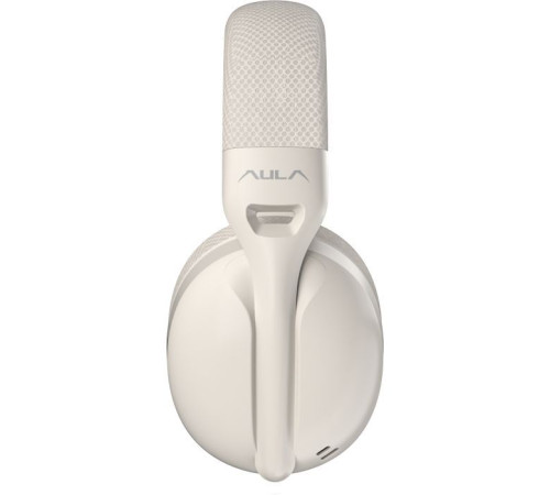 Навушники Aula S6 - 3 in 1 Wired/2.4G Wireless/Bluetooth Milk Tea (6948391235578)