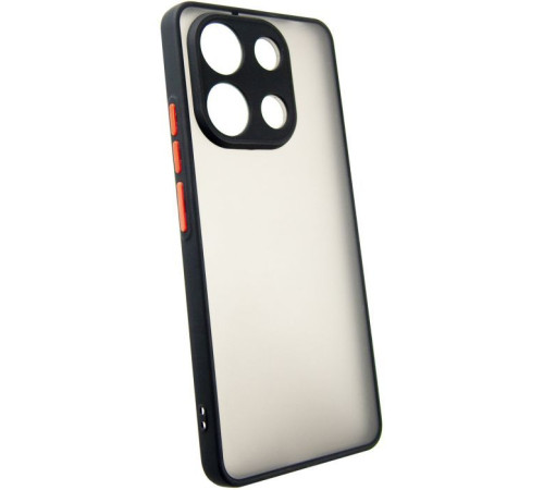 Чохол до мобільного телефона Dengos Matte Xiaomi Redmi Note 13 4G (black) (DG-TPU-MATT-140)