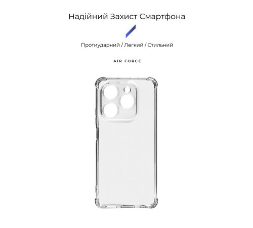 Чохол до мобільного телефона Armorstandart Air Force Tecno Spark 20 Pro (KJ6) Camera cover Transparent (ARM74394)
