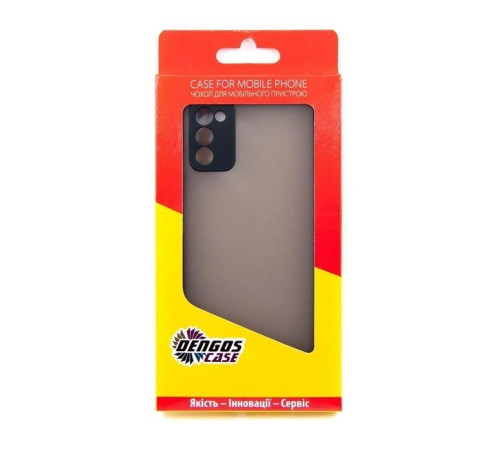 Чохол до мобільного телефона Dengos Kit for Samsung Galaxy A03s case + glass (Black) (DG-KM-24)