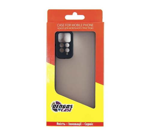 Чохол до мобільного телефона Dengos Kit for Xiaomi Redmi Note 12 Pro 4g case + glass (Black) (DG-KM-29)