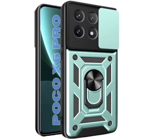 Чохол до мобільного телефона BeCover Military Poco X6 Pro Dark Green (711159)