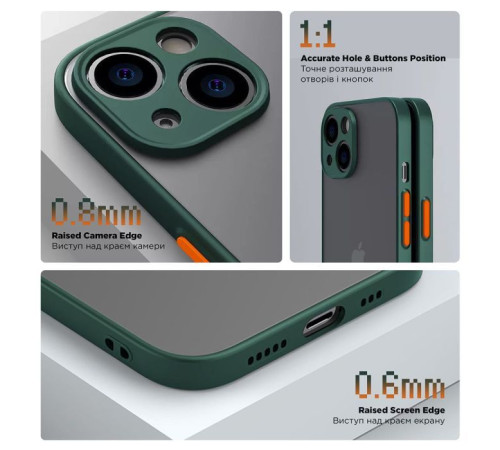 Чохол до мобільного телефона Armorstandart Frosted Matte Samsung A35 5G (A356) Dark Green (ARM74332)