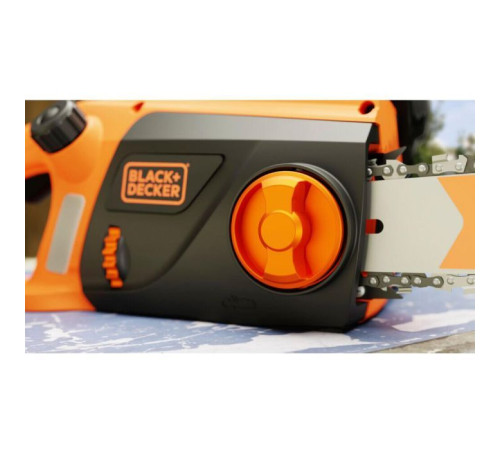 Ланцюгова пила Black&Decker 2.0 кВт, шина 45 см, швидкість 14,50 м/с, ланцюг 3/8' (BECS2245)