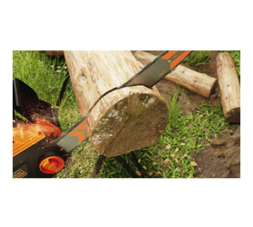 Ланцюгова пила Black&Decker 2.0 кВт, шина 45 см, швидкість 14,50 м/с, ланцюг 3/8' (BECS2245)