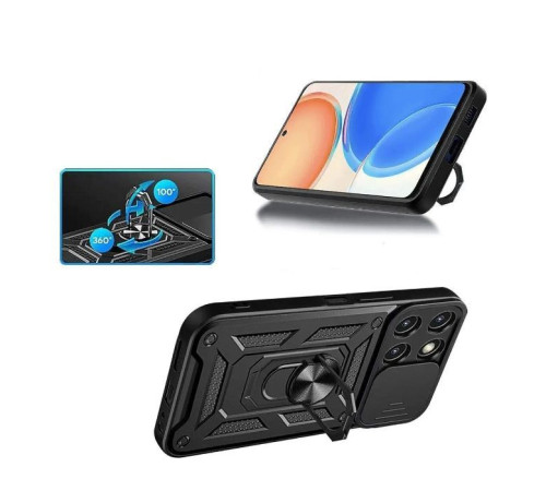 Чохол до мобільного телефона BeCover Military Honor X6a Black (710670)